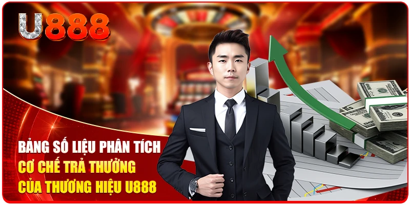 Bảng số liệu phân tích cơ chế trả thưởng của thương hiệu U888