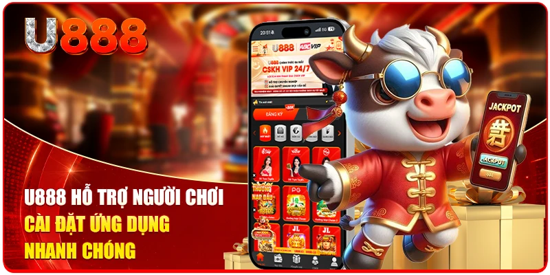 Hướng Dẫn U888 - 4 Quy Tắc Vàng Giúp Thắng 99% Ván Đấu 3 U888 hỗ trợ người chơi cài đặt ứng dụng nhanh chóng